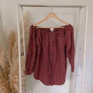 Urban Outfitters OTS Flannel Top